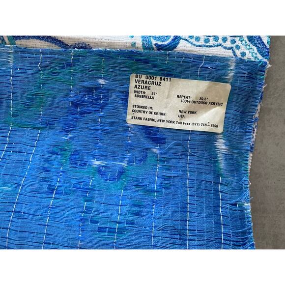 3 Colorways Heavy Stark Veracruz Brocade Floral Sunbrella Fabric Samples 28"x30" - Picture 6 of 8